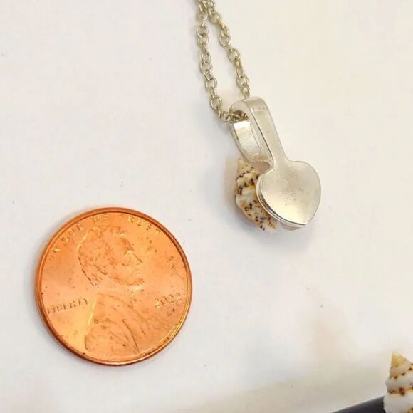 Seashell Necklace and Earrings Set Clearwater Beach Florida Handmade - Picture 11 of 12